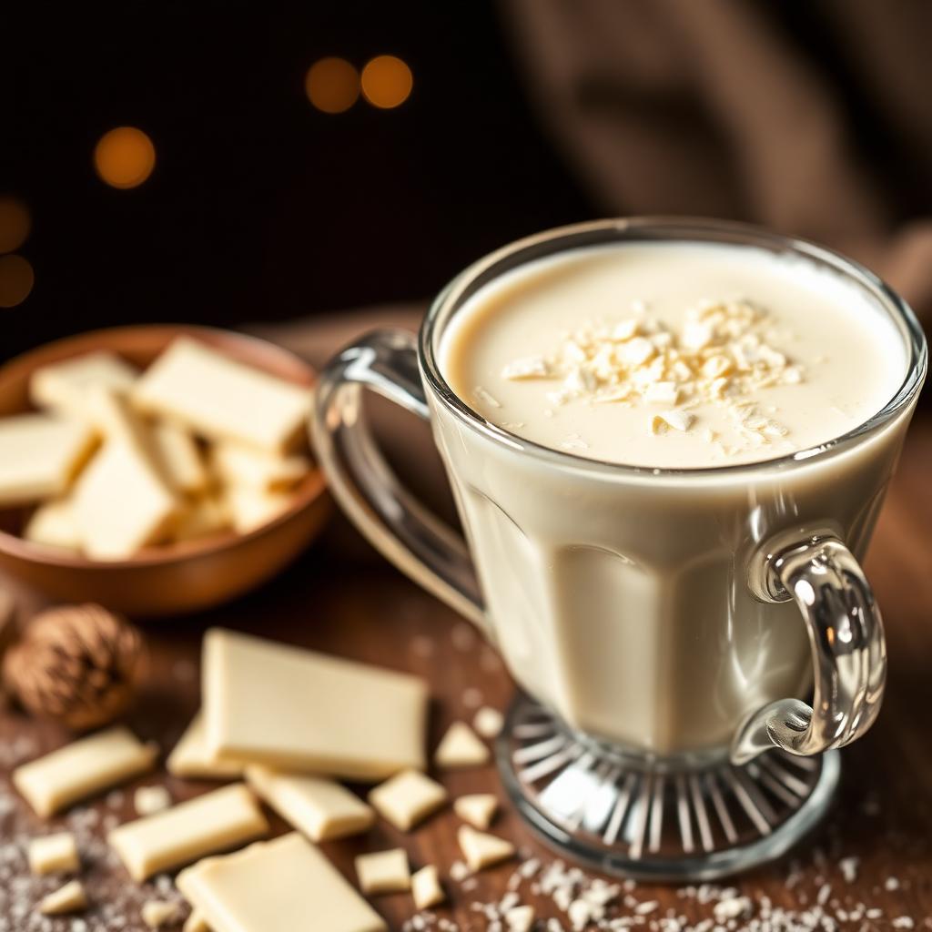 Chocolate quente branco